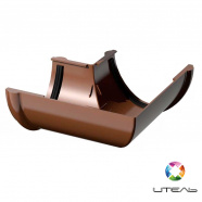 Угол желоба коричневый ,135°, ПВХ,ТехноНИКОЛЬ